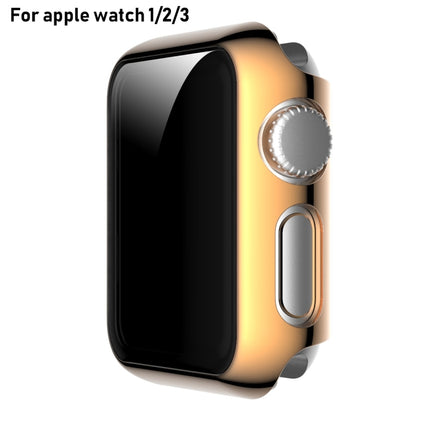 For Apple Watch Series 3 & 2 & 1 42mm Full Coverage Plating TPU Case(Rose Gold)-garmade.com