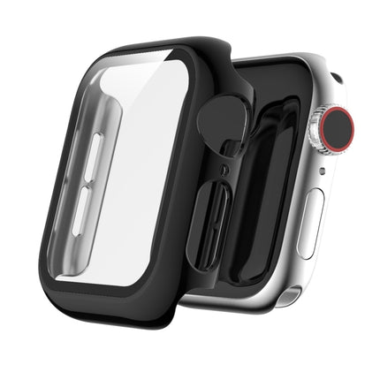 For Apple Watch Series 5 & 4 40mm Full Coverage Plating TPU Case(Black)-garmade.com