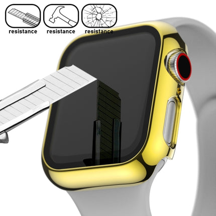 For Apple Watch Series 5 & 4 40mm Full Coverage Plating TPU Case(Gold)-garmade.com