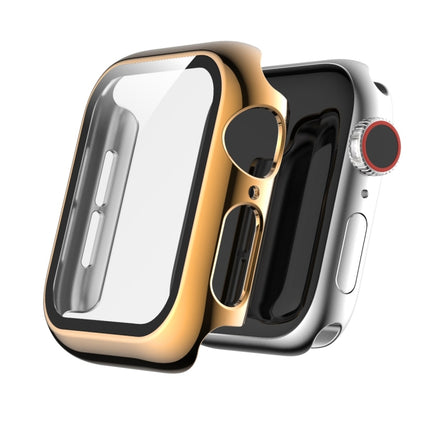 For Apple Watch Series 5 & 4 40mm Full Coverage Plating TPU Case(Rose Gold)-garmade.com
