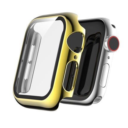For Apple Watch Series 5 & 4 44mm Full Coverage Plating TPU Case(Gold)-garmade.com