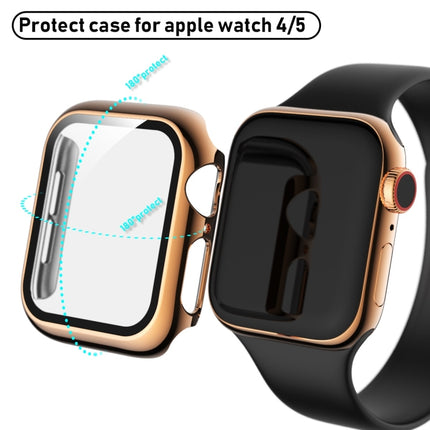 For Apple Watch Series 5 & 4 44mm Full Coverage Plating TPU Case(Rose Gold)-garmade.com