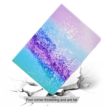 For iPad Air / Air 2 / iPad 9.7 2017 / 2018 TPU Electric Pressed Horizontal Flip Leather Case with Holder & Card Slot & Sleep / Wake-up Function(Color Sand)-garmade.com