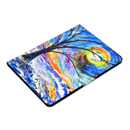 For iPad Pro 11 2020 / 2018 TPU Electric Pressed Horizontal Flip Leather Case with Holder & Card Slot & Sleep / Wake-up Function(Watercolor Tree)-garmade.com