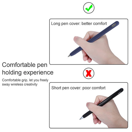 For Huawei M-pencil Stylus Touch Pen Integrated Non-slip Silicone Protective Cover(Fluorescent Color)-garmade.com