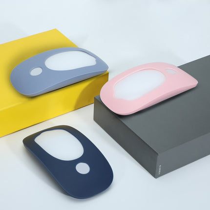 For Apple Magic Mouse 1 / 2 Mouse Silicone Protective Case(Black)-garmade.com