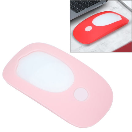 For Apple Magic Mouse 1 / 2 Mouse Silicone Protective Case(Pink)-garmade.com