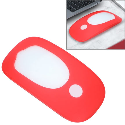 For Apple Magic Mouse 1 / 2 Mouse Silicone Protective Case(Red)-garmade.com