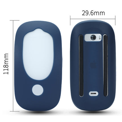 For Apple Magic Mouse 1 / 2 Mouse Silicone Protective Case(Mint Green)-garmade.com