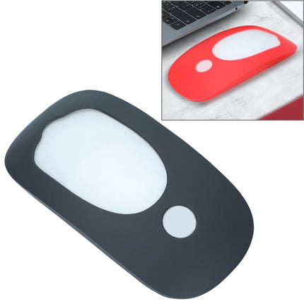 For Apple Magic Mouse 1 / 2 Mouse Silicone Protective Case(Deep Space Gray)-garmade.com