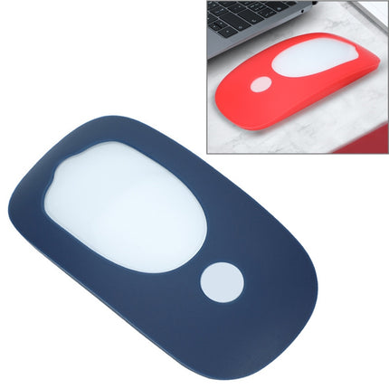 For Apple Magic Mouse 1 / 2 Mouse Silicone Protective Case(Midnight Blue)-garmade.com