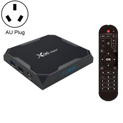 X96 max+ 4K Smart TV Box, Android 9.0, Amlogic S905X3 Quad-Core Cortex-A55,4GB+64GB, Support LAN, AV, 2.4G/5G WiFi, USBx2,TF Card, AU Plug-garmade.com