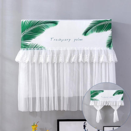 Do Not Take Dust-proof And Anti Direct Blowing Simple Wind Hanging Machine Air Conditioner Moon Cover, Size:Width 80 × Thickness 20 × Height 90cm(Plantain Leaves)-garmade.com