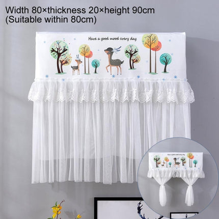 Do Not Take Dust-proof And Anti Direct Blowing Simple Wind Hanging Machine Air Conditioner Moon Cover, Size:Width 80 × Thickness 20 × Height 90cm(Cartoon Deer)-garmade.com