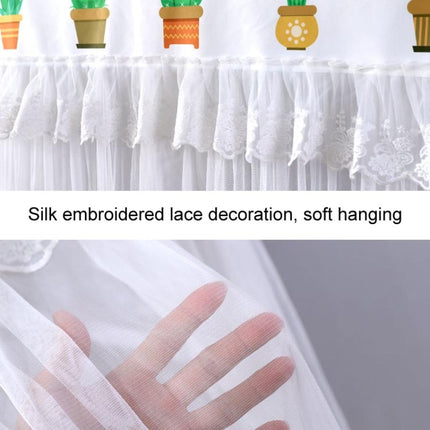 Do Not Take Dust-proof And Anti Direct Blowing Simple Wind Hanging Machine Air Conditioner Moon Cover, Size:Width 80 × Thickness 20 × Height 90cm(Green Leaf)-garmade.com