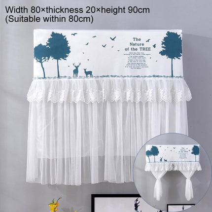 Do Not Take Dust-proof And Anti Direct Blowing Simple Wind Hanging Machine Air Conditioner Moon Cover, Size:Width 80 × Thickness 20 × Height 90cm(Shadow Of The Trees)-garmade.com