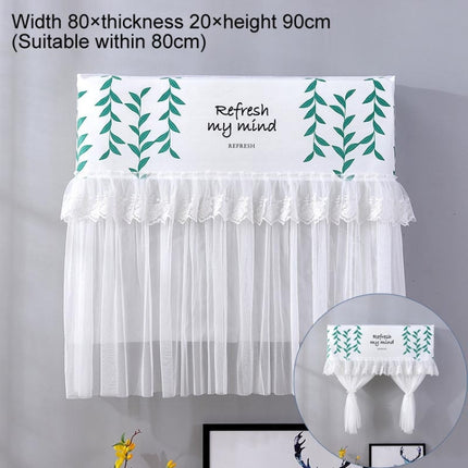 Do Not Take Dust-proof And Anti Direct Blowing Simple Wind Hanging Machine Air Conditioner Moon Cover, Size:Width 80 × Thickness 20 × Height 90cm(Cane Vine)-garmade.com
