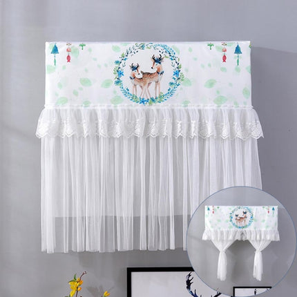 Do Not Take Dust-proof And Anti Direct Blowing Simple Wind Hanging Machine Air Conditioner Moon Cover, Size:Width 86 × Thickness 20 × Height 90cm(Garland Deer)-garmade.com
