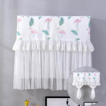 Do Not Take Dust-proof And Anti Direct Blowing Simple Wind Hanging Machine Air Conditioner Moon Cover, Size:Width 86 × Thickness 20 × Height 90cm(Flamingo)-garmade.com