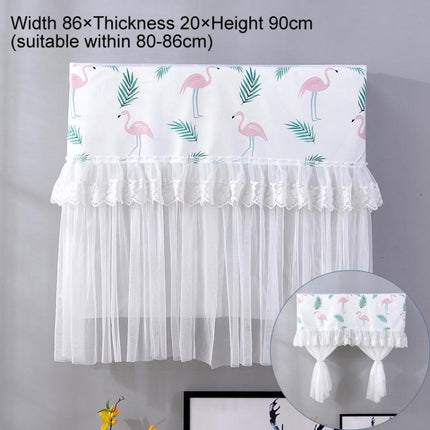 Do Not Take Dust-proof And Anti Direct Blowing Simple Wind Hanging Machine Air Conditioner Moon Cover, Size:Width 86 × Thickness 20 × Height 90cm(Flamingo)-garmade.com