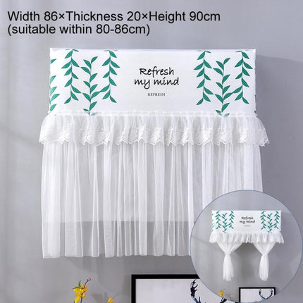 Do Not Take Dust-proof And Anti Direct Blowing Simple Wind Hanging Machine Air Conditioner Moon Cover, Size:Width 86 × Thickness 20 × Height 90cm(Cane Vine)-garmade.com