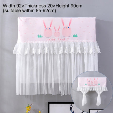 Do Not Take Dust-proof And Anti Direct Blowing Simple Wind Hanging Machine Air Conditioner Moon Cover, Size:Width 92 × Thickness 20 × Height 90cm(Pink Chinchilla)-garmade.com