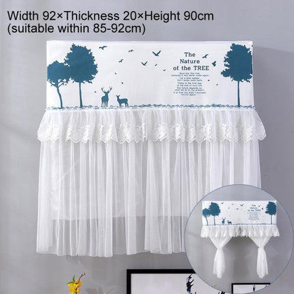 Do Not Take Dust-proof And Anti Direct Blowing Simple Wind Hanging Machine Air Conditioner Moon Cover, Size:Width 92 × Thickness 20 × Height 90cm(Shadow Of The Trees)-garmade.com