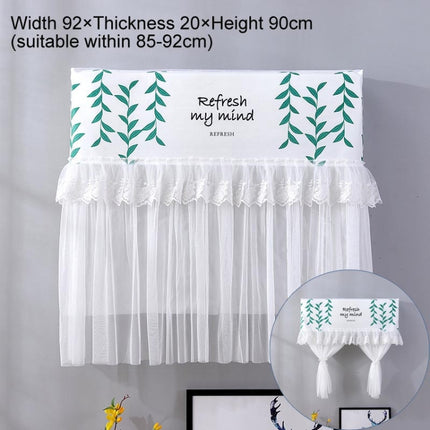 Do Not Take Dust-proof And Anti Direct Blowing Simple Wind Hanging Machine Air Conditioner Moon Cover, Size:Width 92 × Thickness 20 × Height 90cm(Cane Vine)-garmade.com