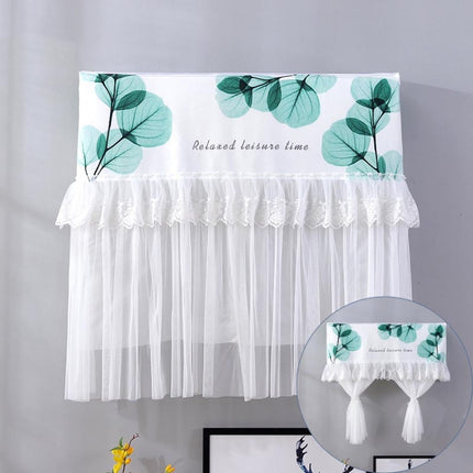 Do Not Take Dust-proof And Anti Direct Blowing Simple Wind Hanging Machine Air Conditioner Moon Cover, Size:Width 92 × Thickness 20 × Height 90cm(Round Leaf)-garmade.com