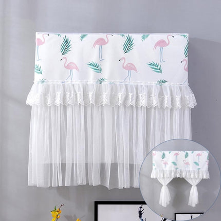 Do Not Take Dust-proof And Anti Direct Blowing Simple Wind Hanging Machine Air Conditioner Moon Cover, Size:Width 98 × Thickness 20 × Height 90cm(Flamingo)-garmade.com