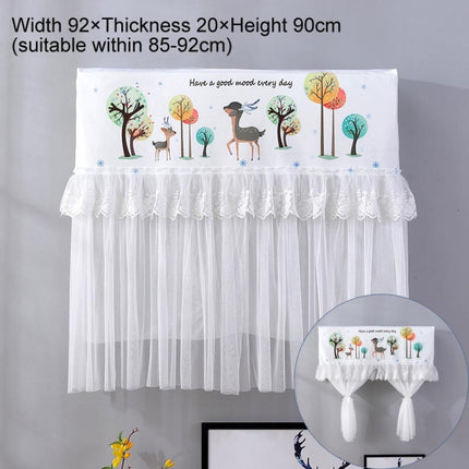 Do Not Take Dust-proof And Anti Direct Blowing Simple Wind Hanging Machine Air Conditioner Moon Cover, Size:Width 98 × Thickness 20 × Height 90cm(Cartoon Deer)-garmade.com