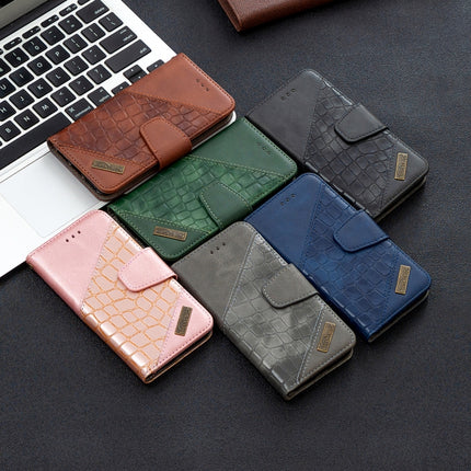 For iPhone 6 Matching Color Crocodile Texture Horizontal Flip PU Leather Case with Wallet & Holder & Card Slots(Grey)-garmade.com