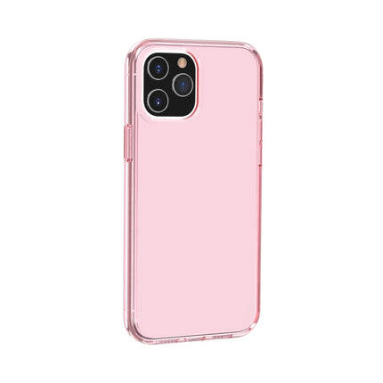 For iPhone 12 Pro Max Shockproof Terminator Style Transparent Protective Case(Pink)-garmade.com