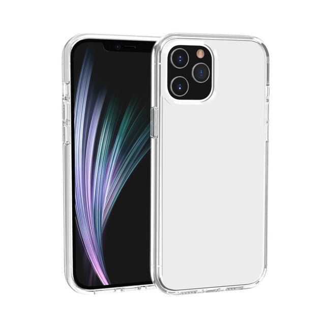 For iPhone 12 Pro Max Shockproof Terminator Style Transparent Protective Case(Transparent)-garmade.com