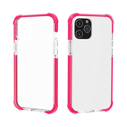 For iPhone 12 mini Four-corner Shockproof TPU + Acrylic Protective Case(Pink)-garmade.com