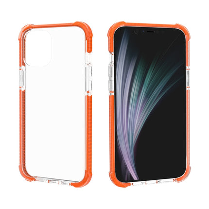 For iPhone 12 / 12 Pro Four-corner Shockproof TPU + Acrylic Protective Case(Orange)-garmade.com