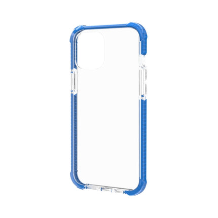 For iPhone 12 / 12 Pro Four-corner Shockproof TPU + Acrylic Protective Case(Blue)-garmade.com