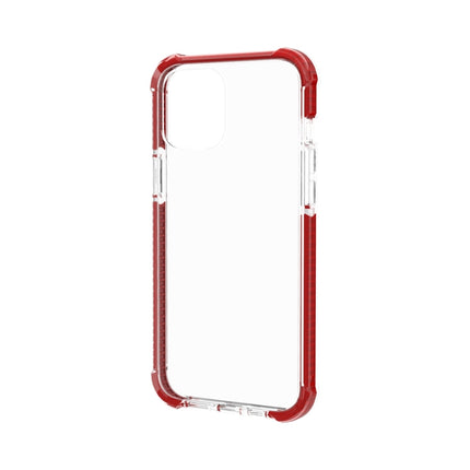 For iPhone 12 / 12 Pro Four-corner Shockproof TPU + Acrylic Protective Case(Red)-garmade.com