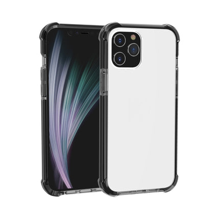 For iPhone 12 Pro Max Four-corner Shockproof TPU + Acrylic Protective Case(Black)-garmade.com