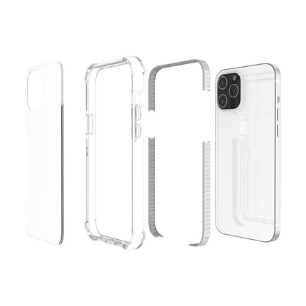 For iPhone 12 Pro Max Four-corner Shockproof TPU + Acrylic Protective Case(Transparent)-garmade.com