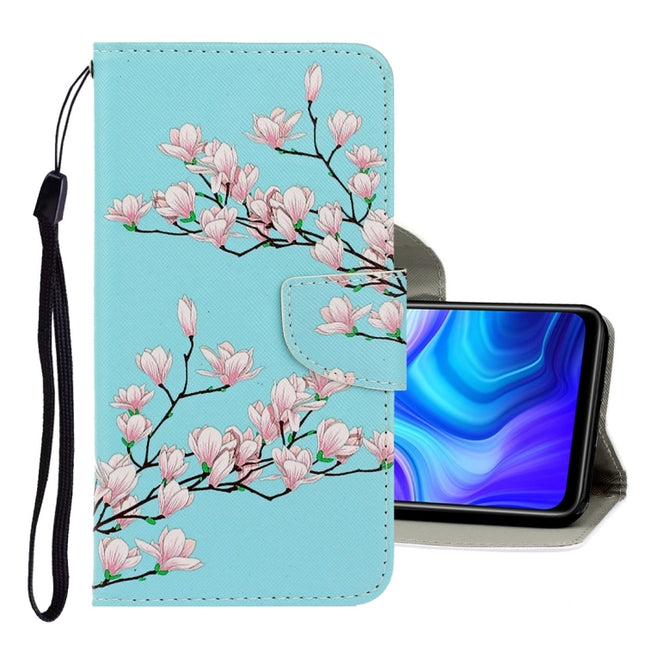 For Samsung Galaxy Note20 3D Colored Drawing Horizontal Flip PU Leather Case with Holder & Card Slots & Wallet(Magnolia)-garmade.com