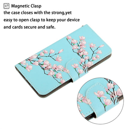 For Samsung Galaxy Note20 Ultra 3D Colored Drawing Horizontal Flip PU Leather Case with Holder & Card Slots & Wallet(Magnolia)-garmade.com
