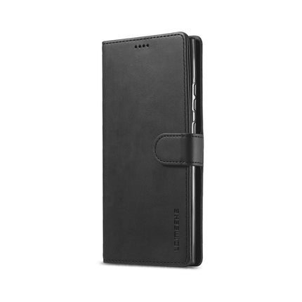 For Samsung Galaxy Note 20 Ultra LC.IMEEKE Calf Texture Horizontal Flip Leather Case, with Holder & Card Slots & Wallet(Black)-garmade.com