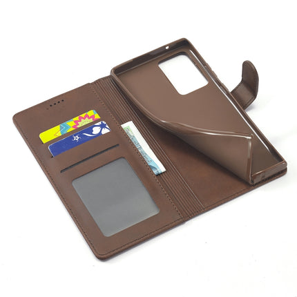 For Samsung Galaxy Note 20 Ultra LC.IMEEKE Calf Texture Horizontal Flip Leather Case, with Holder & Card Slots & Wallet(Grey)-garmade.com