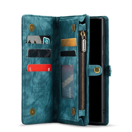 For Samsung Galaxy Note20 CaseMe-008 Detachable Multifunctional Horizontal Flip Leather Case with Card Slot & Holder & Zipper Wallet & Photo Frame(Blue)-garmade.com
