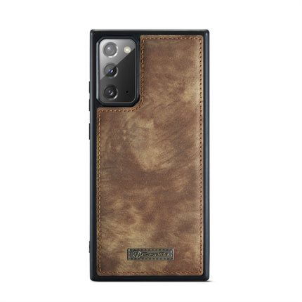 For Samsung Galaxy Note20 CaseMe-008 Detachable Multifunctional Horizontal Flip Leather Case with Card Slot & Holder & Zipper Wallet & Photo Frame(Brown)-garmade.com