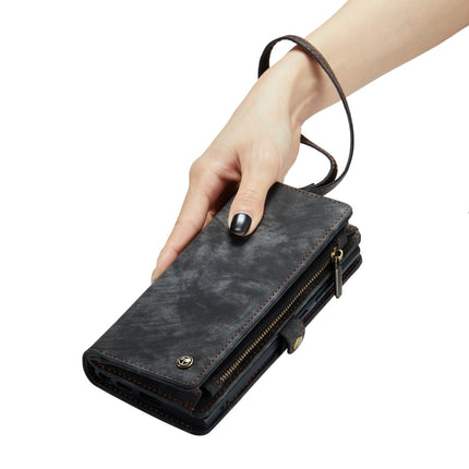 For Samsung Galaxy Note20 Ultra CaseMe-008 Detachable Multifunctional Horizontal Flip Leather Case with Card Slot & Holder & Zipper Wallet & Photo Frame(Black)-garmade.com