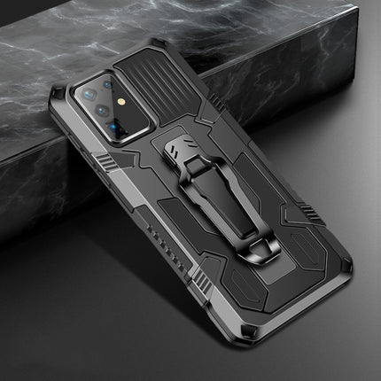 For Samsung Galaxy S20 Machine Armor Warrior Shockproof PC + TPU Protective Case(Black)-garmade.com