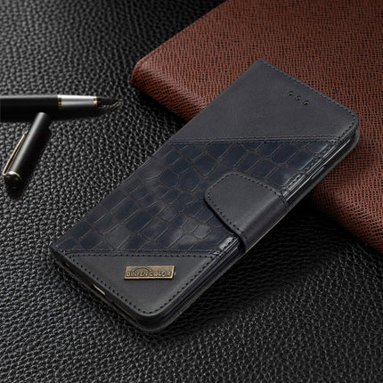 For iPhone 6 Plus Matching Color Crocodile Texture Horizontal Flip PU Leather Case with Wallet & Holder & Card Slots(Black)-garmade.com
