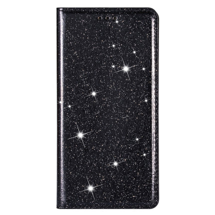 For iPhone 11 Pro Ultrathin Glitter Magnetic Horizontal Flip Leather Case with Holder & Card Slots(Black)-garmade.com